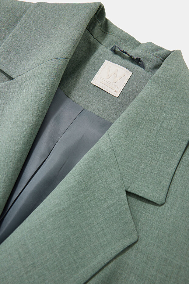 MİNT DÜĞMELİ CEKET - 3