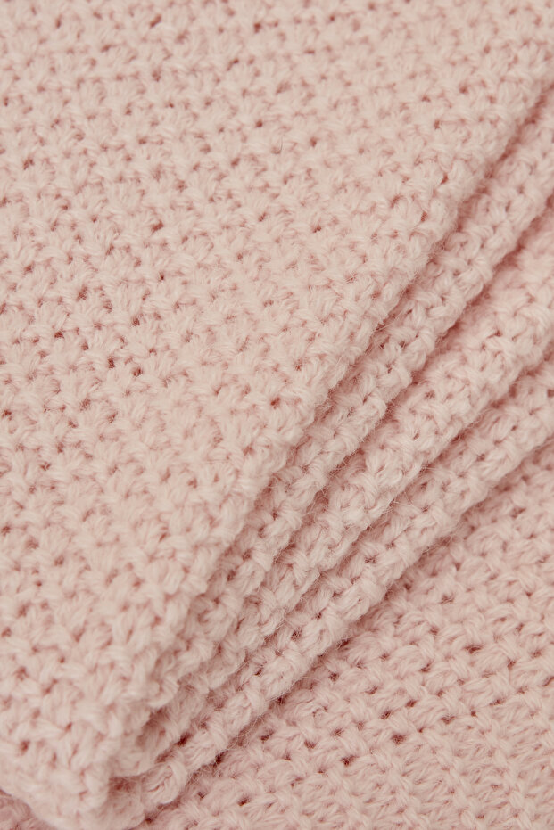 Little Honey Triko Battaniye Pembe - 6