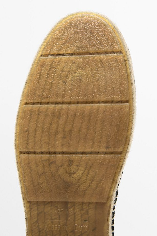 Burnu dikişli espadril - 6