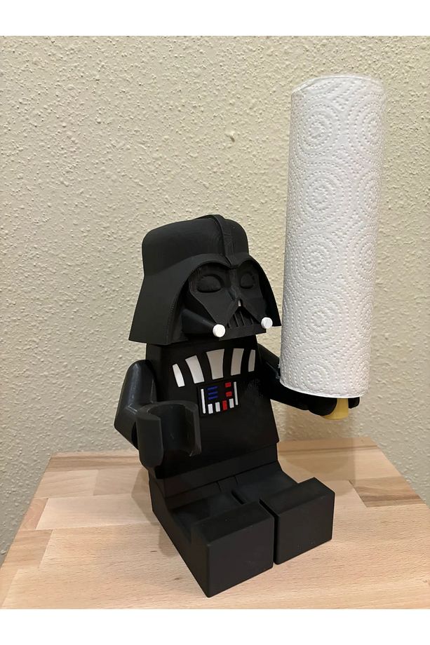 Darth vader brick peçetelik havlu kağıtlık mutfak eşyası yıldız savaşları darth vader peçeteliği - 3