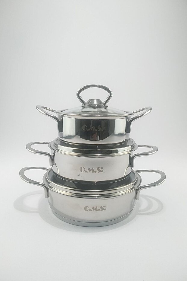 Baby Mini Healthy Steel Pot Set Cylinder
