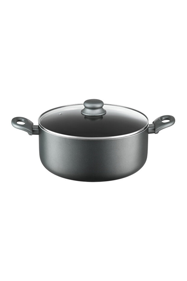 Pot with lid 28cm, 7.2L, ILAG Basic coating, Graphite - 1