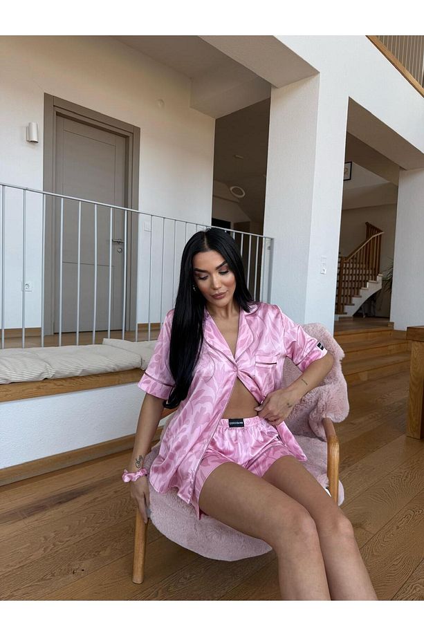 Şortlu Pijama Takımı-M - 3