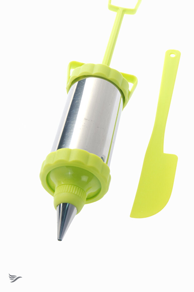 مجموعة مضخة الضغط العملية - جهاز تزيين الكيك باللون الأخضر - 1