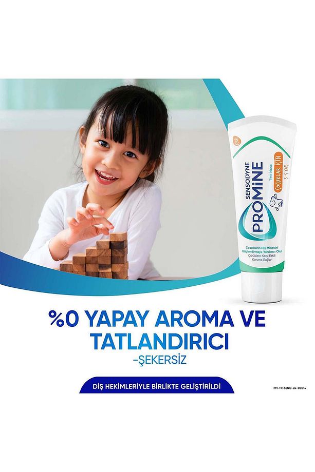 Promine 3-5 Yaş Çocuklar Için Gün Boyu Çürüklere Karşı Koruyan Diş Macunu 50ml X 3 Adet - 4