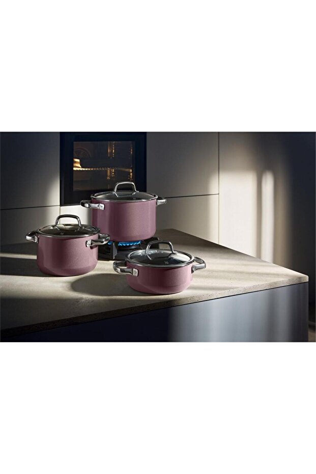 Fusiontec Rose Quartz Tencere Seti 3 Parça - 4