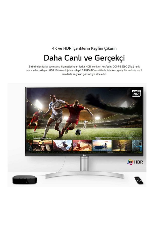 31.5" 4 MS 60 Hz FreeSync 4K Ultra HD VA LED Monitör - 3