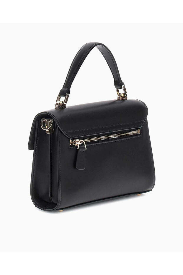 Mini-Clamshell-Handtasche mit Öko-Griffklappe - 2