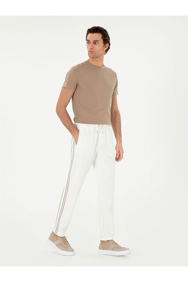 Ekru Regular Fit Düz Paça Eşofman Altı 50300970-vr019 - 3
