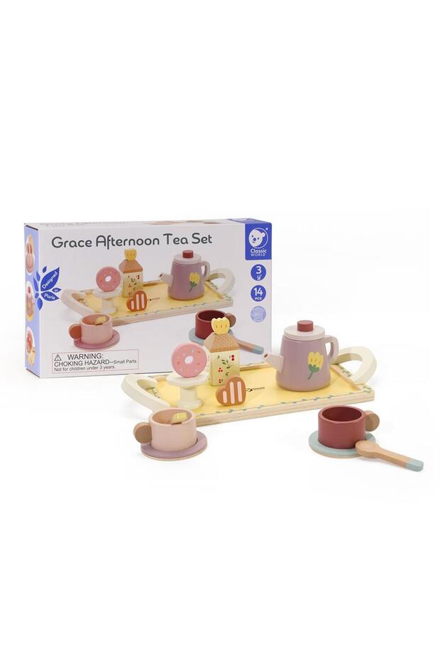 Grace Ahşap Çay Seti - 2