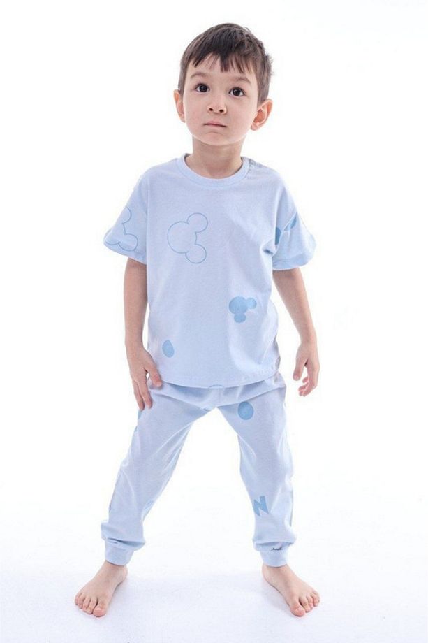 KISA KOL PİJAMA TAKIMI - 1