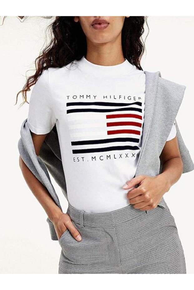 Tee Shirt Femme Regular Flock 9362 Gris Chiné