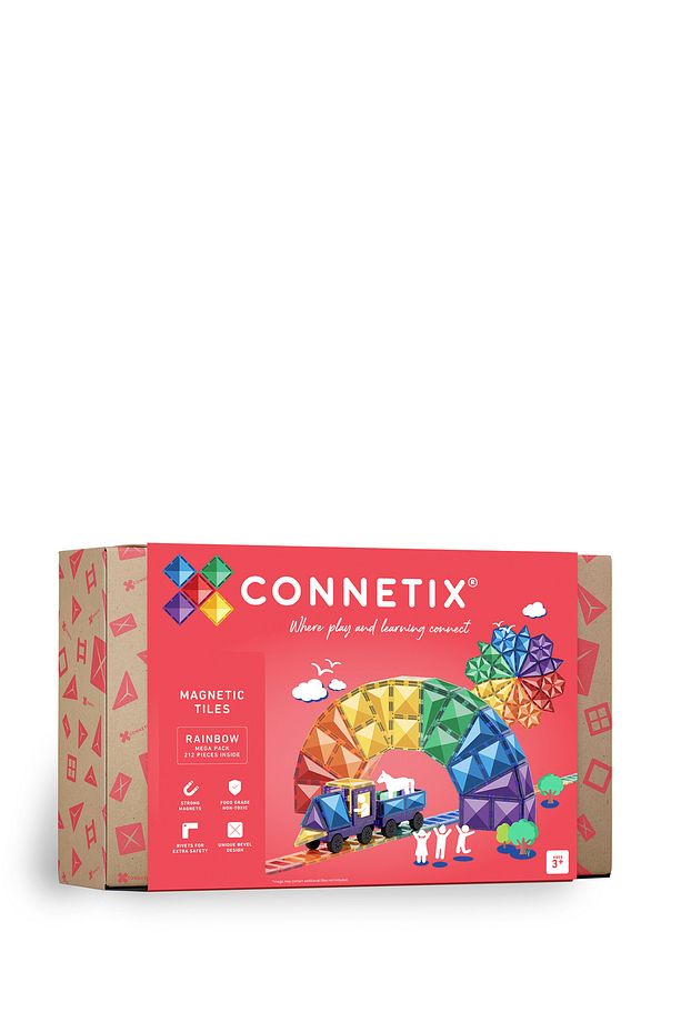Rainbow Mega Manyetik Bloklar 212 Parça Yapı Oyuncağı - 1