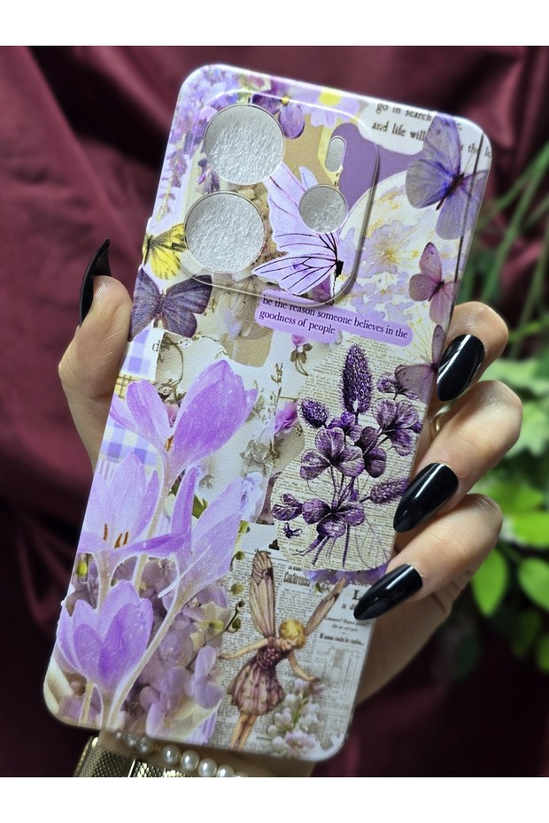 Xiaomi Redmi Note 14 4g Compatible Camera Protected Patterned Transparent Phone Case - 2