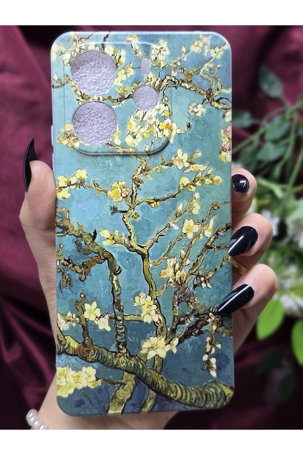 Xiaomi Redmi Note 14 4g Compatible Camera Protected Patterned Transparent Phone Case - 1