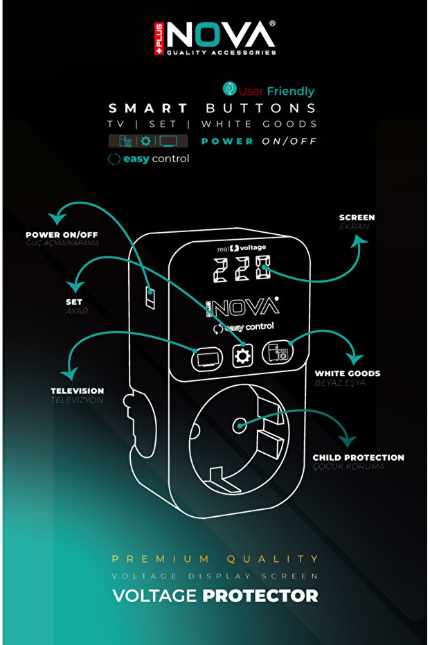 VOLTAJ KORUMALI PRİZ - 4
