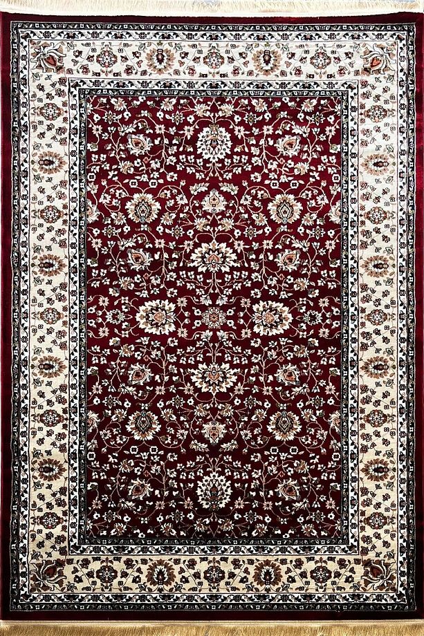 4 Metrekare - 6 Metrekare Modern Salon Ve Oturma Odası Halısı Yumuşak Doku Antialerjik Ipek Kırmızı - 2