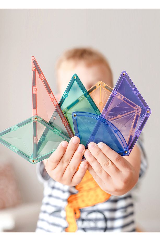 Pastel Shape Expansion Manyetik Bloklar 48 Parça Yapı Oyuncağı - 7