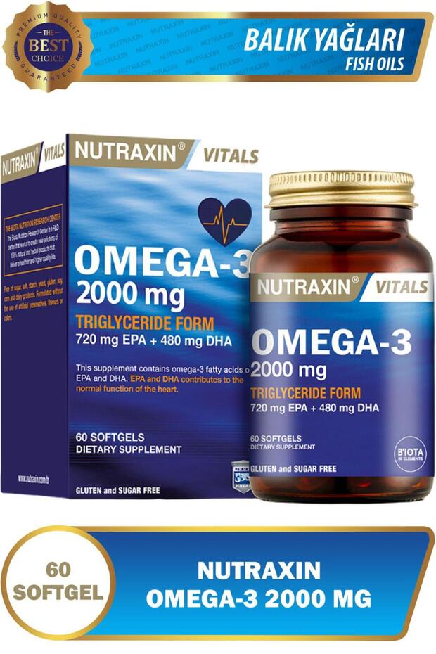Omega 3 2000 Mg 60 Tablet - 1