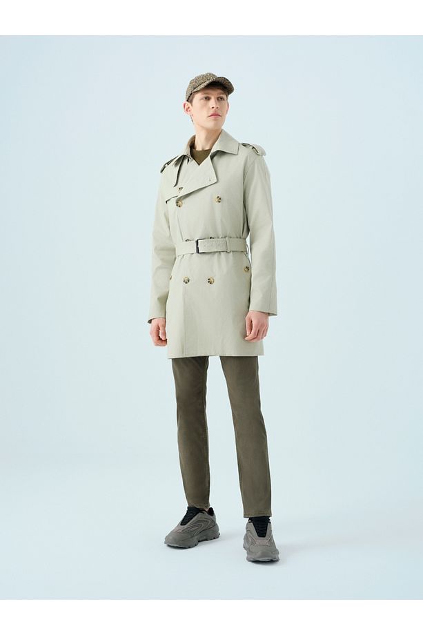 Regular Fit Erkek Trenchcoat - 2