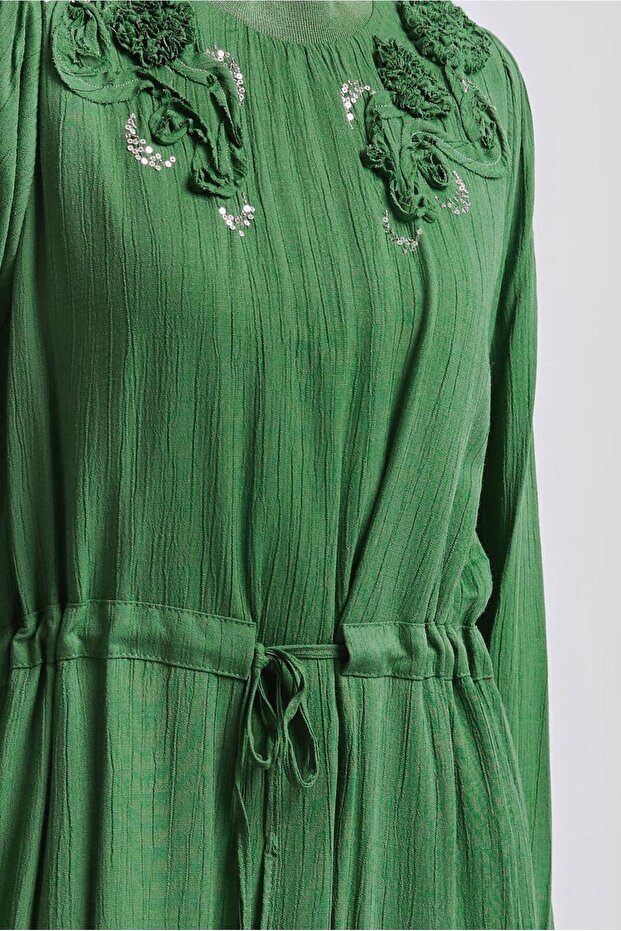 BELİ BAĞCIKLI ELBİSE 44710 - 4