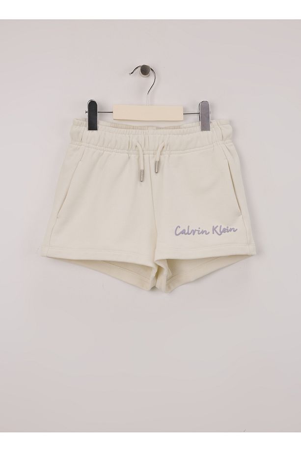 Lastikli Bel Regular Fit Ekru Kız Çocuk Şort IG0IG02882YAS - 1