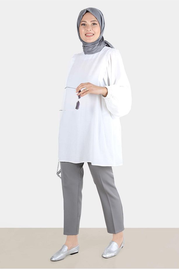 Klasik Krep Pantolon 70355 - 3
