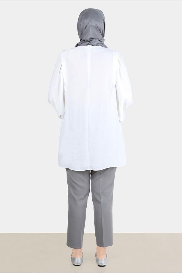 Klasik Krep Pantolon 70355 - 4