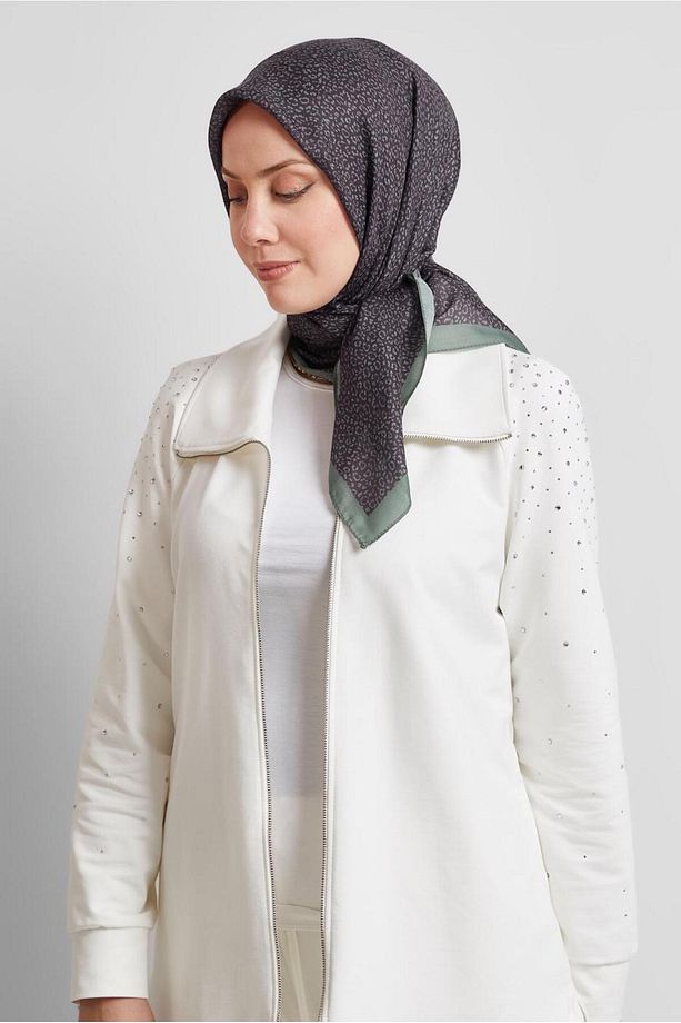 ALVİNA DESENLİ EŞARP 8526 - 1