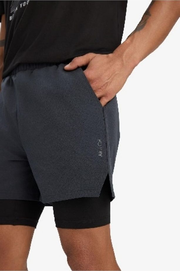 DeFactoFit Slim Fit Dar Kesim Sporcu Taytlı Dokuma Şort D7809AX25SP - 6