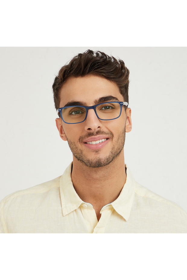 نظارات فيذر للضوء الأزرق - نظارات كمبيوتر مستطيلة للرجال - 4