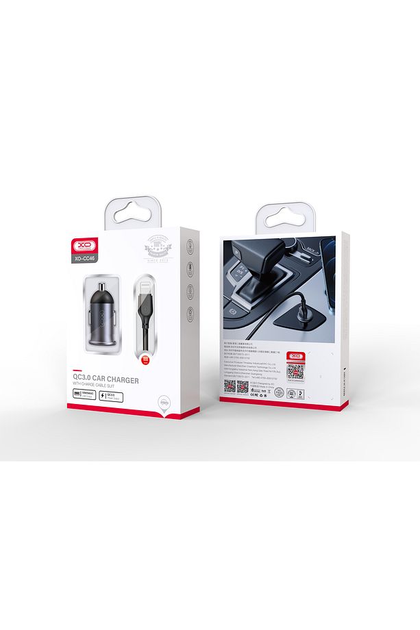CC46 Araç Şarj Cihazı Lightning, 18W Hızlı Şarj, 12V-24V, USB-A, Aşırı Isınma ve Kısa Devre Koruması - 6