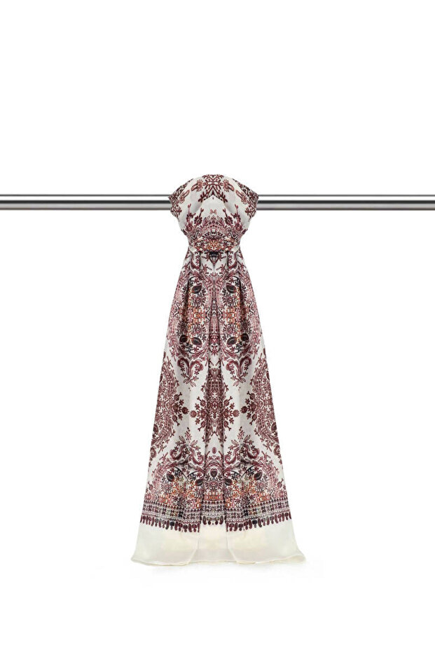 كريم نمط العرقية شال ناعم - 1