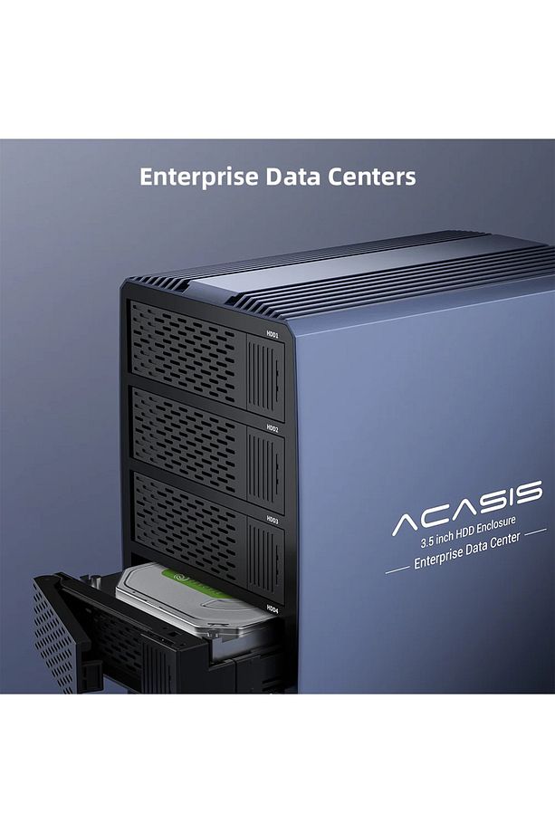 5X YUVALI 2.5/3.5" HDD RAID BOX, 24TB Disk Başına Destekli, - 1