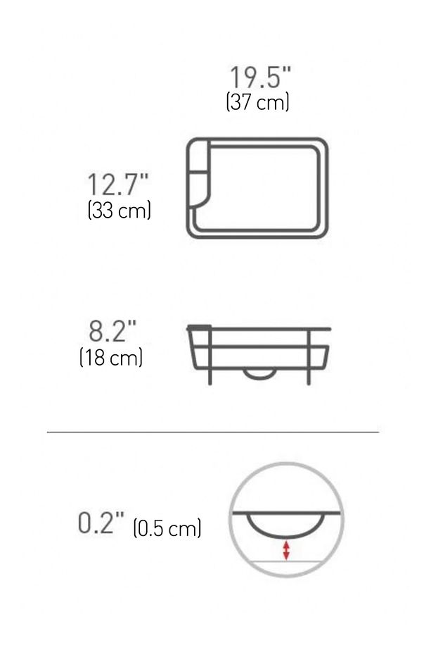 Wire Frame Compact Mini Çelik Bulaşıklık - 4