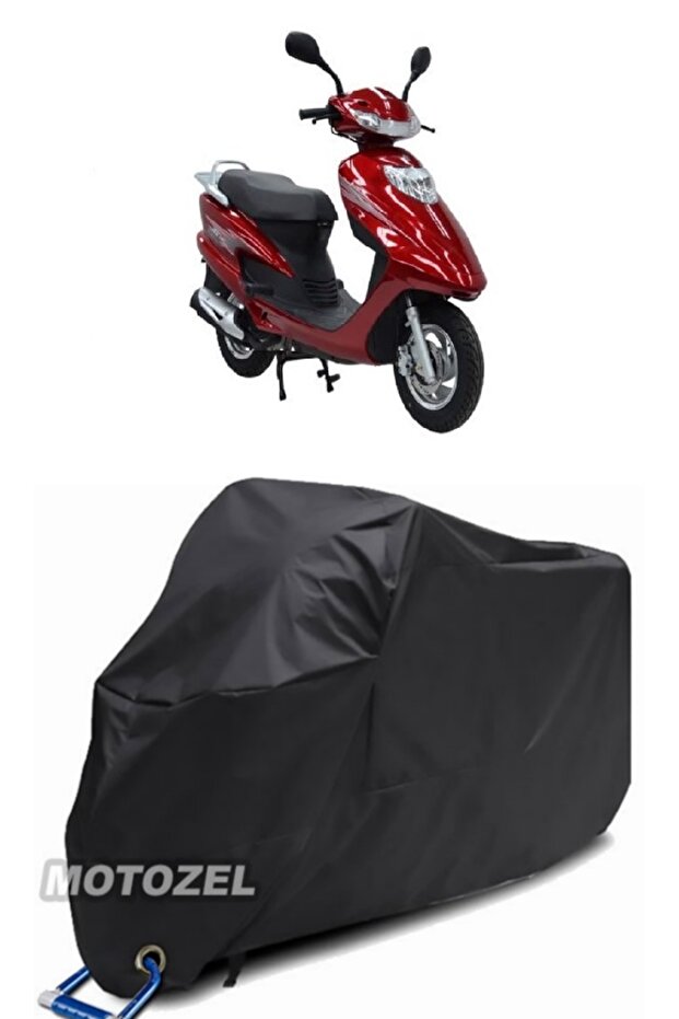 Mondial 125 Rt Agate Lock Compatible Black Motorcycle Tarpaulin Waterproof