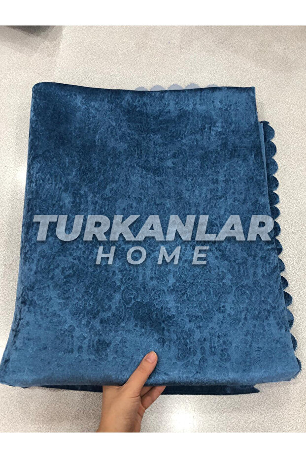 Süngerli Koltuk Örtüsü ( Mavi ) - 1
