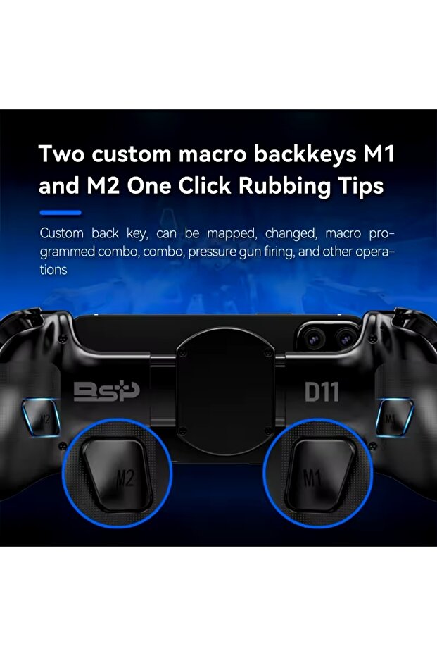 BSP D11 Kablosuz Oyun Denetleyicisi Android/Apple IOS Tablet için PS3/PS4 Gamepad Akışı - 4