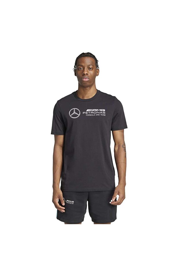 Mer Dna Gf M Erkek Siyah Yuvarlak Yaka Tişört - 1