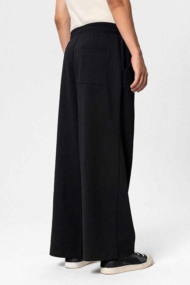 Super Oversıze Basıc Eşofman Takım-siyah - 5