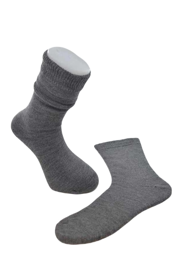 جوارب رجالية حرارية بلون سادة وسميكة للغاية - 1
