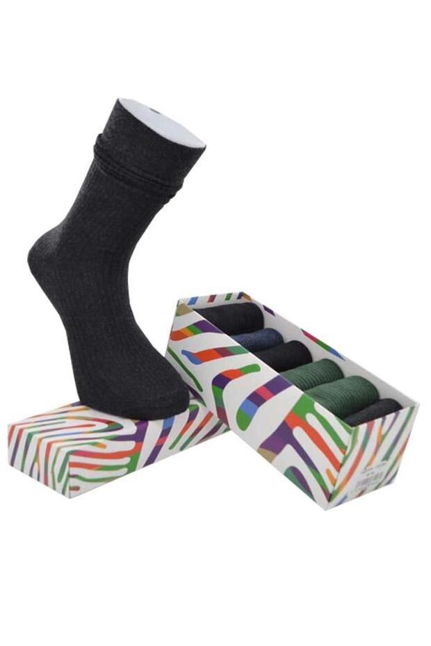Men's Club 6-Piece Box Special Series Seamless Cotton Long Socks
