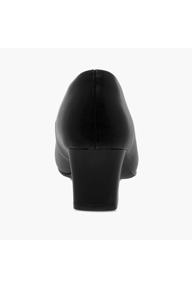 حذاء سهل الارتداء بكعب سميك - 4