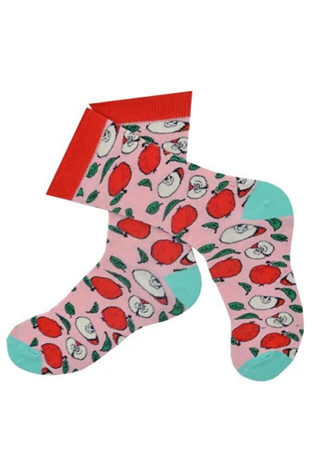 Apple Patterned Socks Men's Long Socks Clb - 2