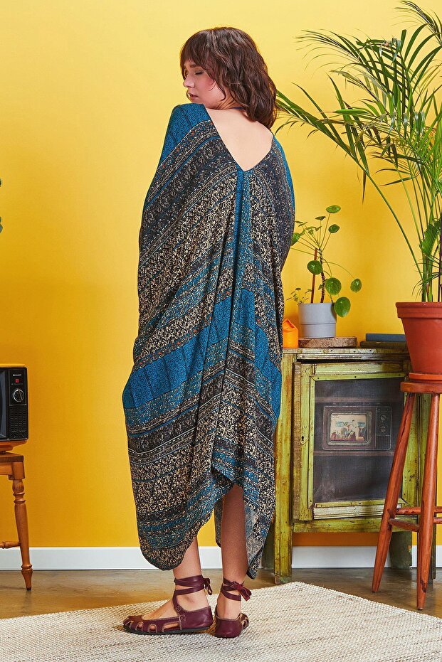 Rochie lungă decoltată la spate - 5