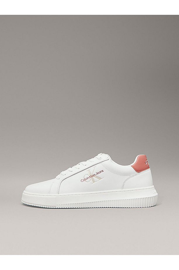 Erkek Marka Logolu Bağcıklı Kaydırmaz Tabanlı Günlük Mercan Sneaker YM0YM00681-0LF - 5