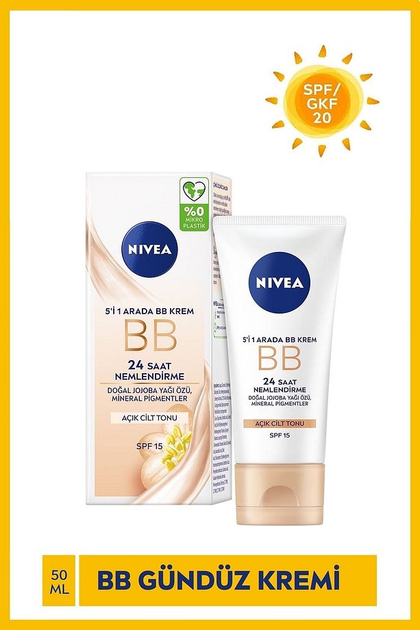 5 In 1 Arada Bb Krem Açık Cilt Tonu 50 ml Spf 15 - 3