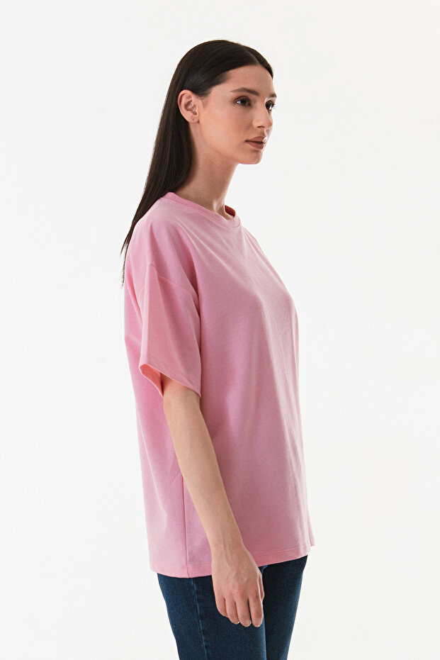 Μπλουζάκι Basic Crew Neck Oversize - 4