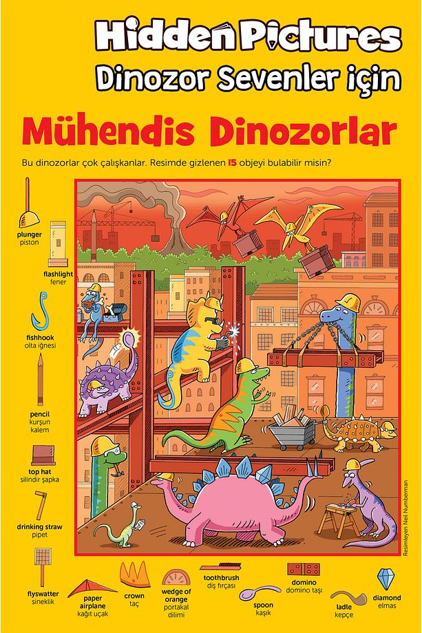Dinazor Severler Için Hidden Pictures - 4
