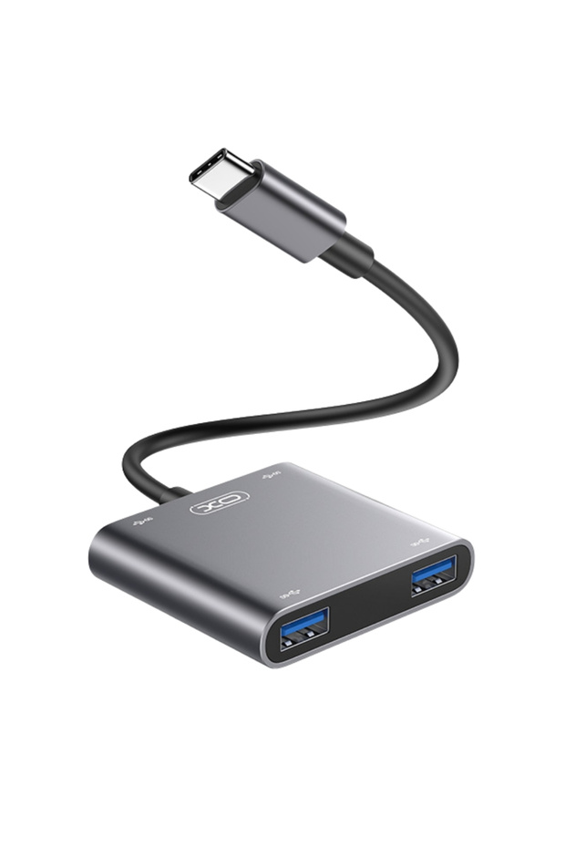 USB 3.0 Dock İstasyonu 4 Port Hub HUB012B, 5Gbps Veri Aktarım Hızı, Tak ve Çalıştır, 15cm Kablo - 1